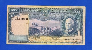 Angola 1000 Escudos 1970 Pic98 Very Fine (with Tear) photo