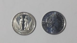 Anzac 50 Cent Coin 2015 Zealand photo