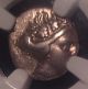 Nymph Histaia,  Ancient Greek Silver Euboia Tetrobol Drachm Greece Not Rome Ngc Coins: Ancient photo 6