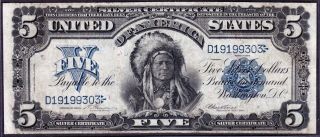 Us 1899 $5 Chief Silver Certificate Fr 273 Vf - Xf (- 303) photo