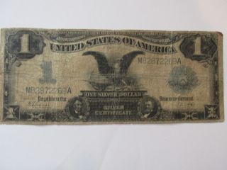 1899 $1 Large Currency Silver Certificate Note Look At Pics photo