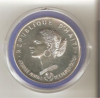 1981 Haiti.  925 Silver 50 Gourdes Coin photo