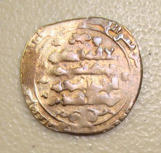 1250 - 1517 Ad Arab - Asian Empires Debased Gold Dinar 5.  45 Grams F photo