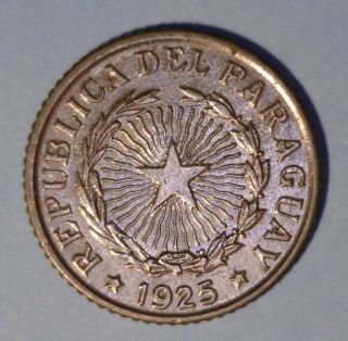 Paraguay 50 Centavos 1925 Uncirculated Coin photo