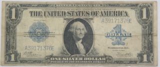1923 Us $1 Silver Certificate Large Size Note photo