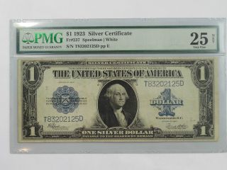 Coinhunters - 1923 Large $1 Silver Certificate - Pmg Vf 25 Net photo