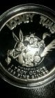 1987 - 1 Oz.  999 Fine Silver Bugs Bunny - Looney Tunes Commemorative Coin Silver photo 4