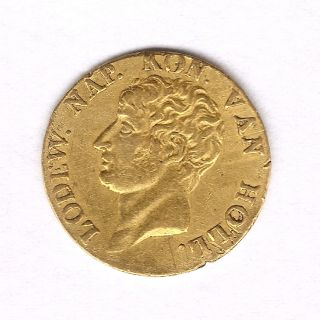 Dukat Niederlande Ludwig Napoleon 1806 - 1810.  Gold 1809 Ss (ss) photo