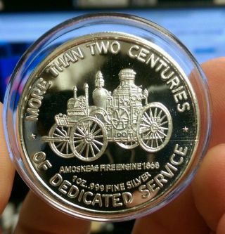 1oz Silver Volunteer Firefighters More Than 2 Centuries photo