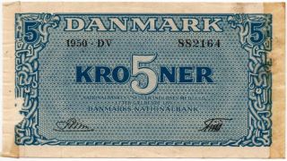 Denmark 5 Kroner 1950 Riim (p - 35g) photo