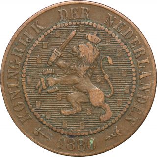 Netherlands 2 - 1/2 Cent 1880 photo