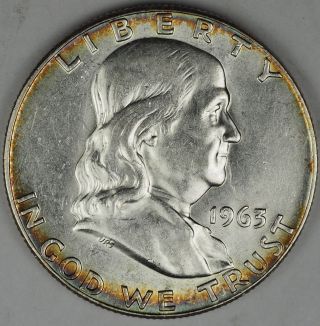 1963 Franklin Silver Half Dollar photo