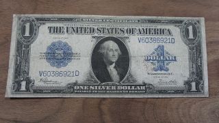 Rare Silver Certificate Series Of 1923 Large Note,  Good Old Bill photo