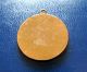 Ymca Ywca Swimming Painted Copper Medallion Medal Exonumia photo 1