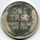 1990 Abe Lincoln Wheat.  999 Silver Art Medal Round - 1 Oz Troy - Sab Ac309 Silver photo 1