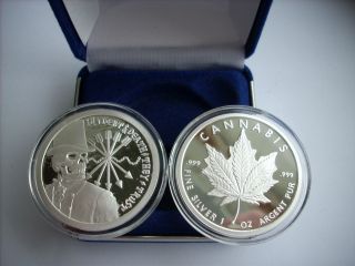 1 Oz Silver Coin Proof Double Obverse Debt And Death - Cannabis 1 Of 100 photo
