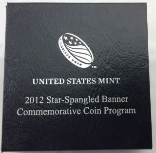 2012 Star Spangled Banner Commemorative Proof Silver Dollar photo