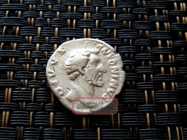 Divus Silver Denarius Of Antoninus Pius 162 Ad Struck Under Marcus Aurelius Coins: Ancient photo