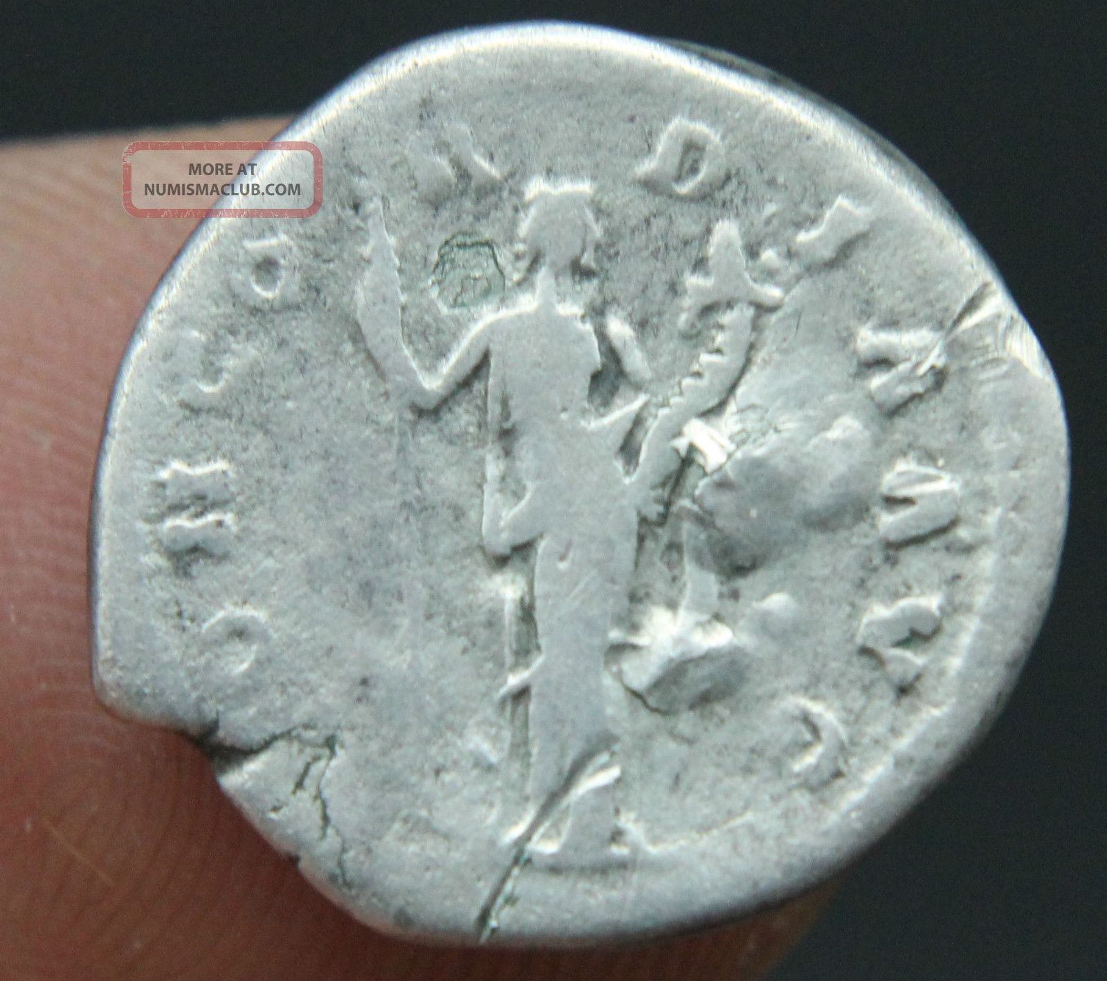 Roman Silver Denarius Of Antoninus Pius. 138 - 161 Ad Rev: Concordia F,