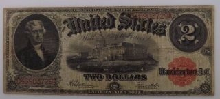 1917 $2 Legal Tender Large Note Boxfs6 photo