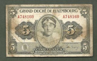 Luxembourg 5 Francs 8160 99 Cents Or Less photo