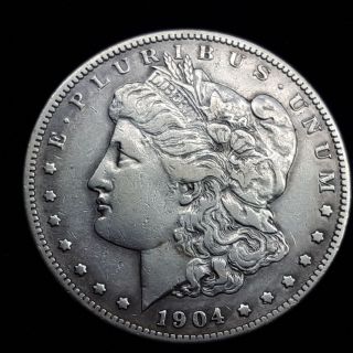 1904 - S San Francisco Morgan Silver Dollar Better Date 23 photo