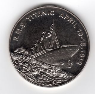 1912 Sinking Of The R.  M.  S.  Titanic 2002 $5 Republic Of Somaliland Weighs 1 Ounce photo