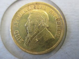 1897 South African 1/2 Pond Gold Coin,  Low Starting Price photo