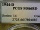 1944 D Pcgs Ms66 Red Lincoln Cent Small Cents photo 2