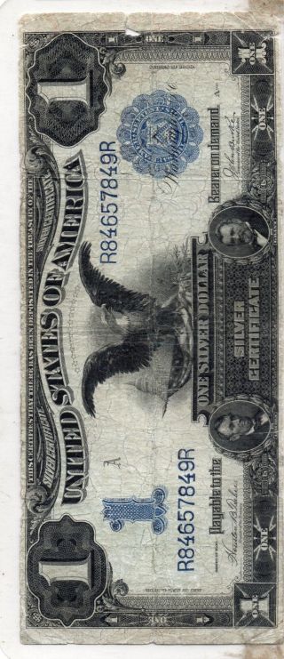1899 Black Eagle Highly Demand Collectible Antique Paper $1.  Start Real Bids N R photo