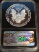 2012 - W $1 American Silver Eagle Ngc Pf 70 First Releases 25th Retro Black Slab Silver photo 1