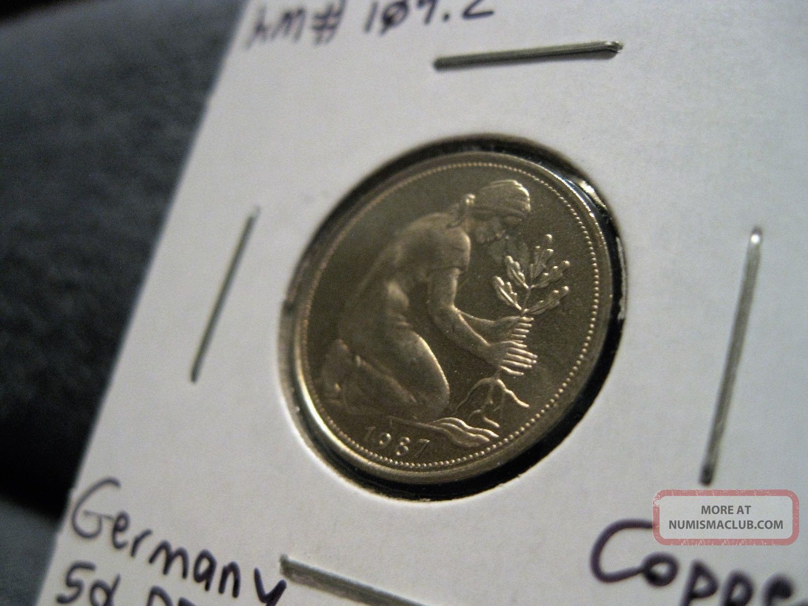 10 pfennig 1987 f