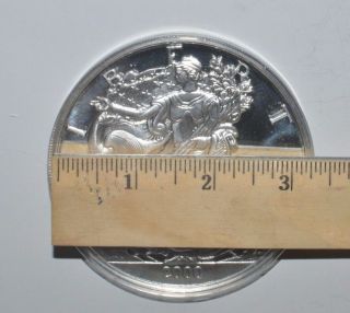 2000 Liberty American Eagle Half Troy Pound.  999 Silver Round W/ Box& Cps115 photo