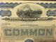 Framed Vintage $100 Stock Certificate,  Western Maryland Railway Company,  1952 Transportation photo 6