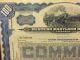 Framed Vintage $100 Stock Certificate,  Western Maryland Railway Company,  1952 Transportation photo 7