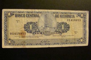 Nicaragua 1 Cordoba 1968 photo