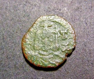 Nicephorus I & Son,  Byzantine Emperor Coin From Syracuse,  Ca 800 A.  D. photo