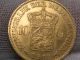 1912 Netherlands Wilhelmina Gold 10 Guilders Coin.  Agw.  1947 Troy Oz. Europe photo 3