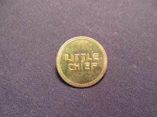 Little Chief Token - Good For 50 Cents Coin - Chicago,  Il photo