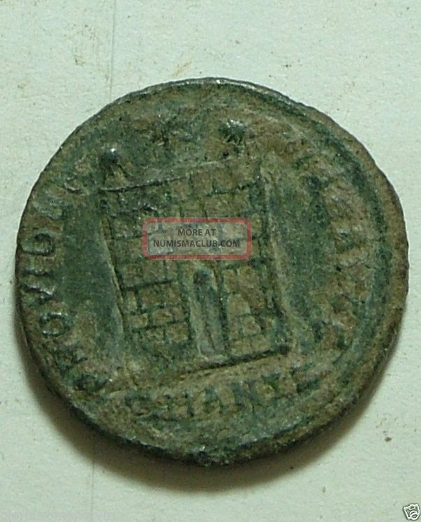 Constantine I Rare Ancient Roman Christian Coin/camp - Gate/antioch