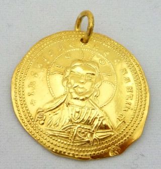 Romanus Iii Argyrus,  Byzantine Coin,  Gold,  Pendant photo