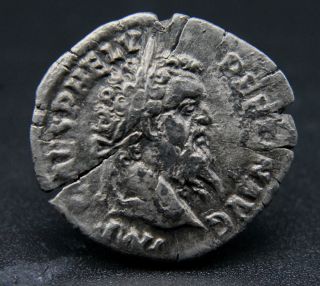 Roman Silver Denarius Of Pertinax 193 Ad Rev: Ops Rare, photo