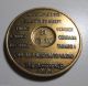 Vintage Bronze Medallion Aa 10 Years H.  O.  W.  To Thine Own Self.  Anniversary Coin Exonumia photo 1
