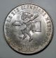 1968 Mexico 25 Pesos Lettered Edge Olympic Silver Commemorative Coin -.  720 Mexico photo 3