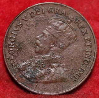 1926 Canada Small Cent Foreign Coin S/h photo