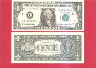 Usa Frn $1 - 1999 - - E/e - Uncirculated photo