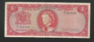 Trinidad And Tobago 1964 $1 Qeii 1519 photo