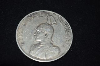 German East Africa Zwei Rupien Silver Coin 1893 Vg.  Jo - 2242 Sar Face photo
