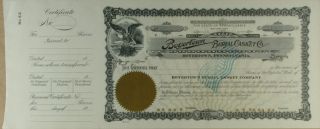 S732 Boyertown Burial Casket Company Stock Certificate Unissued photo