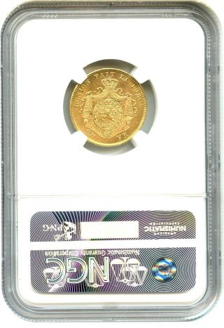 Belgium: 1875 20 Gold Franc Ngc Ms65 (position A,  Km - 37).  1867oz Gold photo